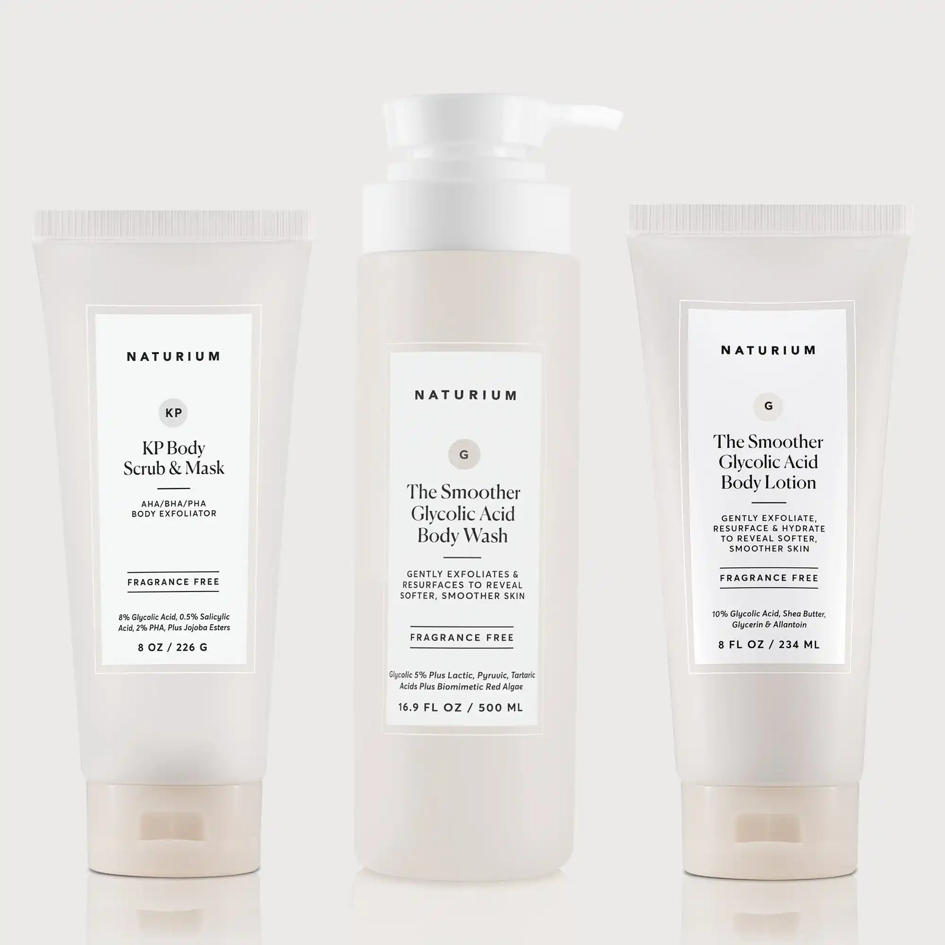 the-glycolic-acid-body-bundle-m2 NATR_KPScrub_SmootherBodyWash_SmootherLotion_Bundle_ecomm.webp